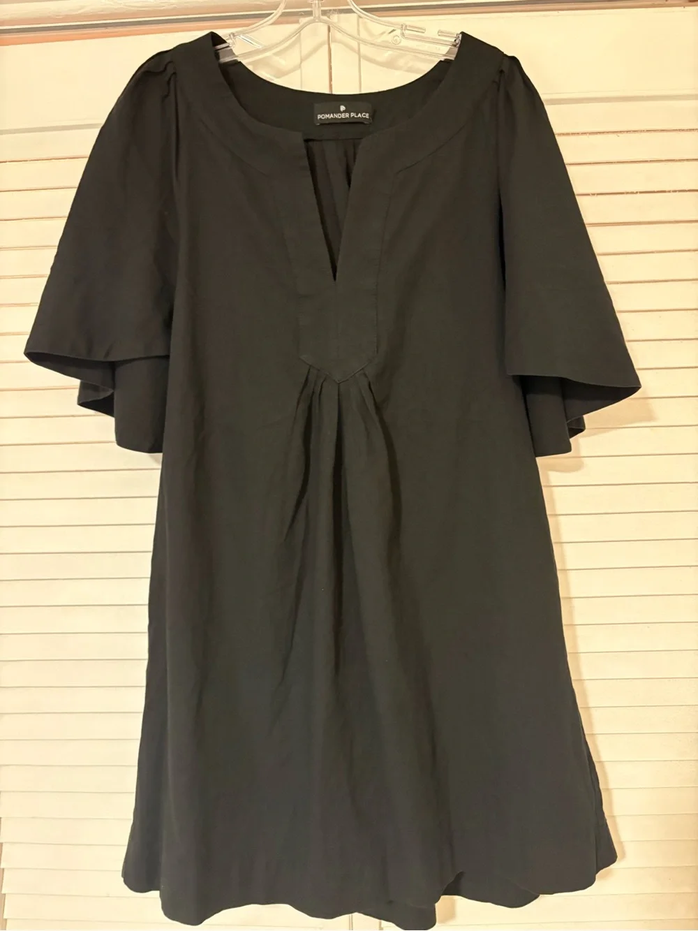 POMANDER PLACE
Black Finley Flutter Sleeve Dress - Picture 2 of 13